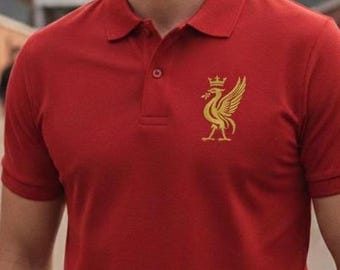Liverbird Embroidered Liverpool Polo Shirt: Scouse Pride Liverpool Football Gift