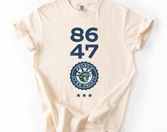 Anti Trump Tee, Impeach Trump, Pro Democracy Comfort Colors® Tee, Anti Trump Liberal Shirt, Progressive Vote Blue t-shirt, Anti Fascism