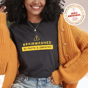 Facts & Empathy Comfort Colors Shirt: Progressive Political Tee