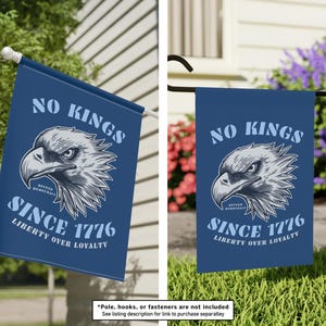 No Kings Since 1776 Garden Flag: Defend Democracy
