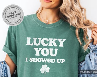 Camiseta divertida del Día de San Patricio / Camiseta con trébol de la suerte