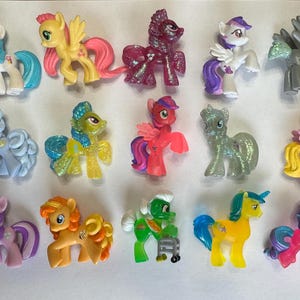 My Little Pony Blind Bag Toys. Assorted ponies. Mini Figures and Cake Toppers