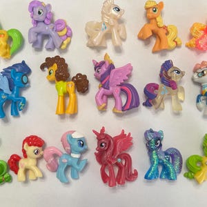 My Little Pony Figures. Rare. Lots of ponies! MLP Mini Figures and Cake Toppers Blind Bag