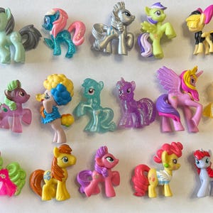 My Little Pony Blind Bag Toys. Assorted ponies. Mini Figures and Cake Toppers
