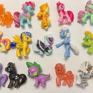 My Little Pony Blind Bag Toys. Assorted ponies. Mini Figures and Cake Toppers
