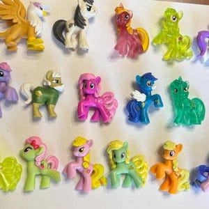 My Little Pony Blind Bag Toys. Assorted ponies. Mini Figures and Cake Toppers