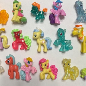 My Little Pony Blind Bag Toys. Assorted ponies. Mini Figures and Cake Toppers