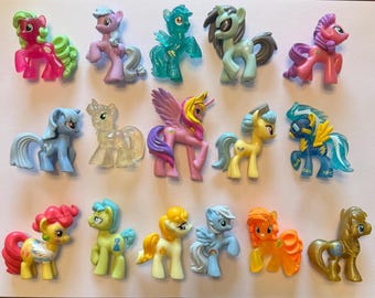 My Little Pony Blind Bag Toys. Assorted ponies. Mini Figures and Cake Toppers- 21