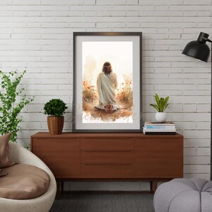 Desert Blooms Print: Boho Christian Scripture Art (Printable Digital)