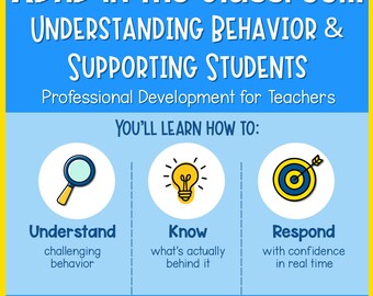 ADHD Professional Development for Teachers | Behavior & Executive Function