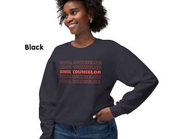 School Counselor Sweatshirt, Unisex Crewneck, Perfect Gift for Educators, Comfy for School Events, Counselor Appreciation