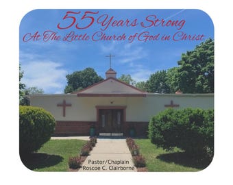 55 Years Strong Mouse Pad - Church Tribute, Pastor Gift, Desk Accessory, [...]