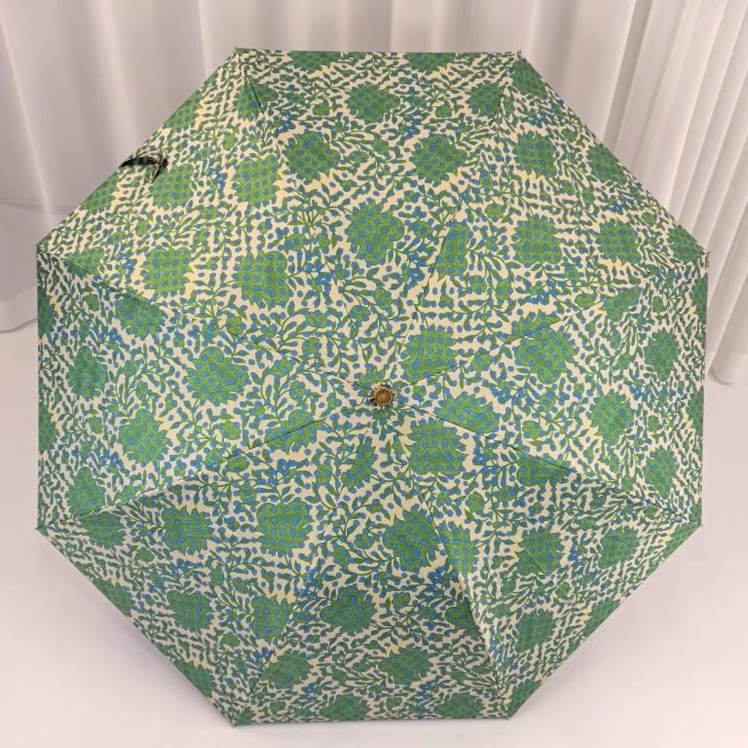 ヴィンテージ花柄傘：竹製ハンドル、フレンチスタイルの日傘 - Etsy 日本