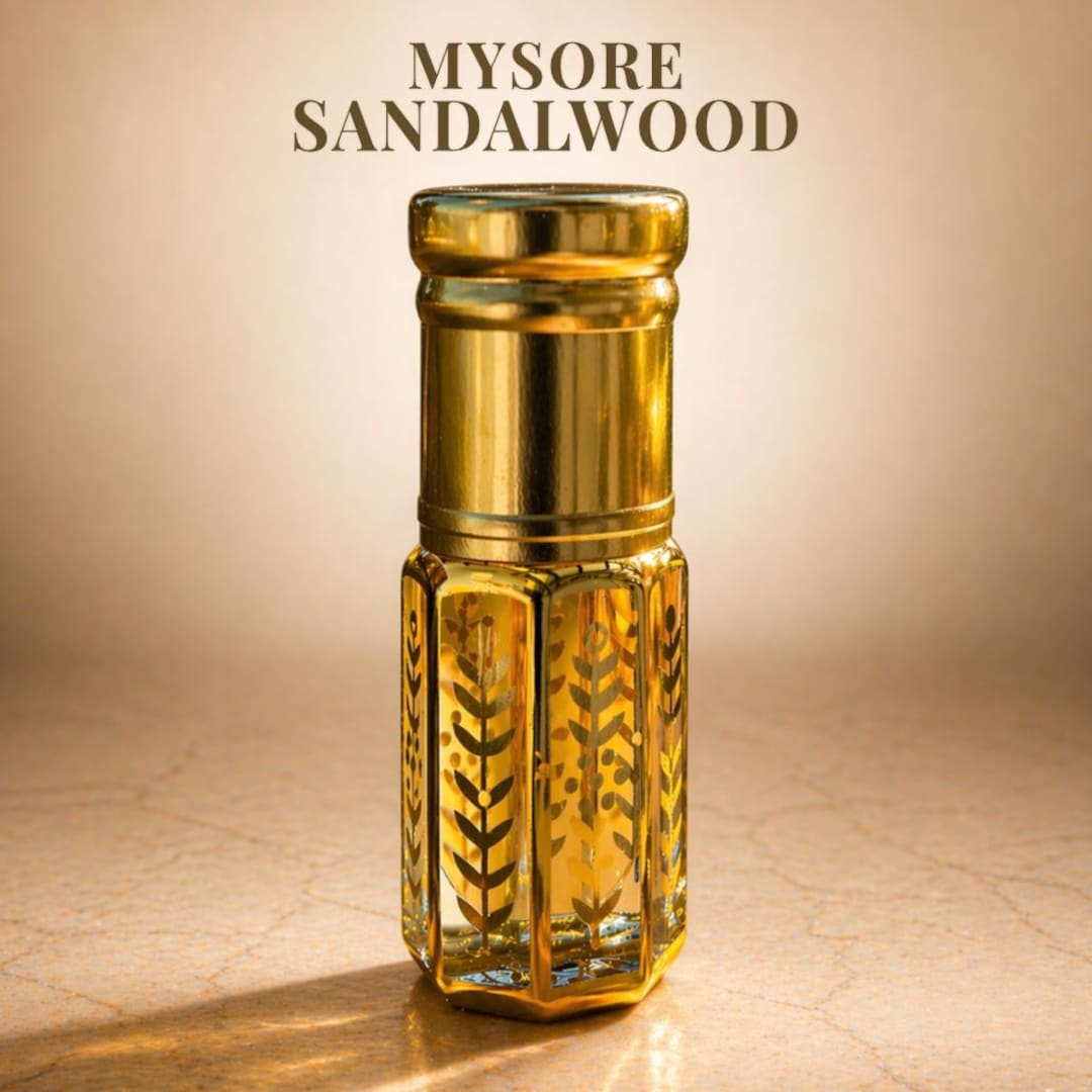 Mysore Indian Sandalwood Oil – Creamy, Rich Aroma | GC Verified | COA ...