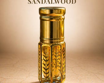 Mysore Indian Sandalwood Oil – Creamy, Rich Aroma | GC Verified | COA Included | Pure Santalum album | Limited Batch