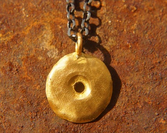 solid 24k gold pendant//gold charm necklace//charm pendant//solid gold pendant//24k gold pendant// solid gold charm//24k gold necklace