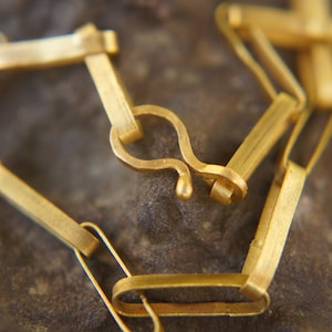 22k gold link bracelet//gold link bracelet//22k chain bracelet//gold bracelet//handmade link artisan bracelet//artisan gold 22k bracelet
