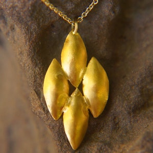 24k gold pendant//hand made gold necklace//24k gold classic pendant//artisan 24k pendant//solid gold pendant//boho handmade charm//24k gold