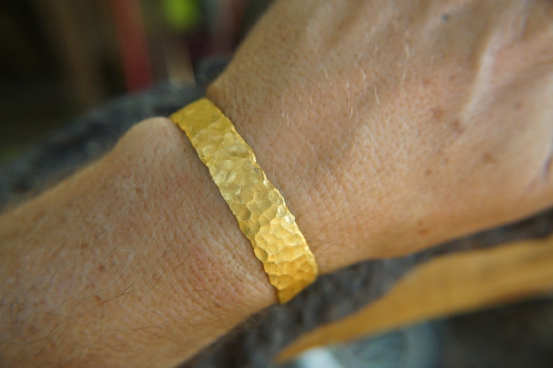 Solid 24k Gold Bracelet//sizable 24k Gold Bracelet//24k Gold Etsy