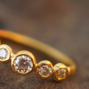 marquise moissanit sten guldring//hantverksmässig massiv guldring//24k guld moissanit ring//hantverksmässig förlovningsring//24k guldring// guldring bild 8