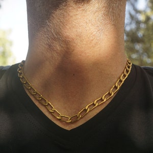 24k gold links necklace//24k handmade links necklace//gold artisan chain//24k gold chain necklace//artisan gold necklace
