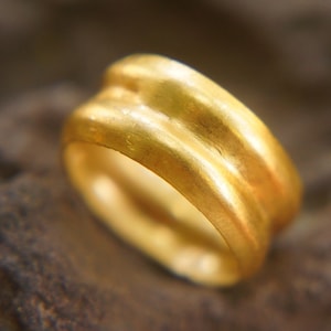 23K gold ring//gold statement ring//23K engagement ring//23K gold wedding ring//artisan ring//23k gold tradition Uzbek  ring