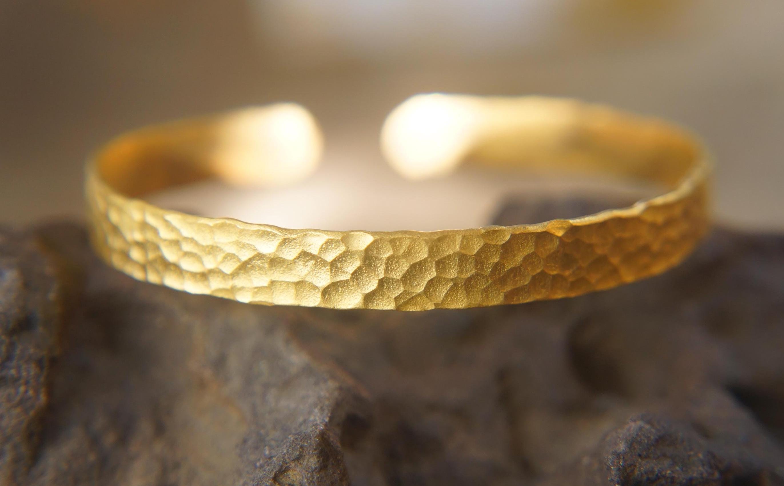 Solid 24k Gold Bracelet//sizable 24k Gold Bracelet//24k Gold