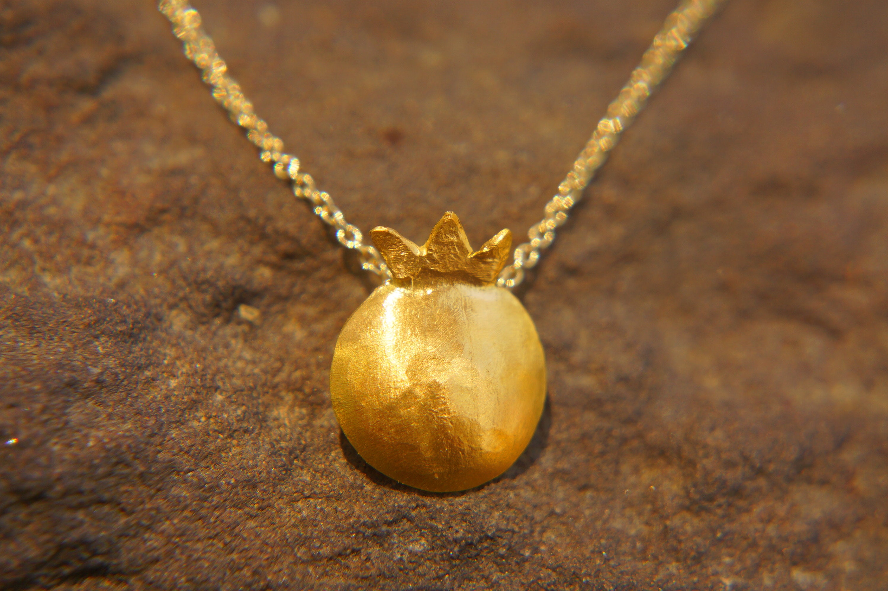 Pomegranate Pendant - Etsy