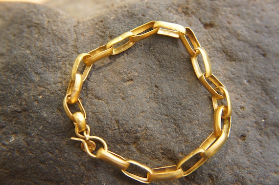 22K Yellow Gold Cuff Bracelet by Jean Mahie | Fred Leighton