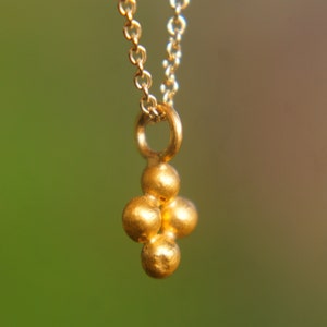 solid 24k gold pendant//gold nugget necklace//gold cross pendant//solid gold pendant//24k gold pendant// solid gold charm//24k gold necklace