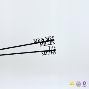 Custom Drink Stirrer, Initial Swizzle Sticks, Wedding Stirrers, Wedding Swizzles, Monogram Drink Stirrers Custom Swizzle Celebration Stirrer