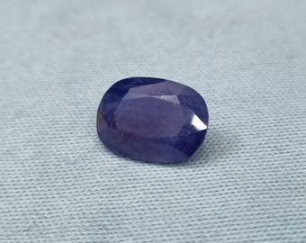 3,3 ct naturlig blå safir, 10 x 7 mm, ouppvärmd, obehandlad