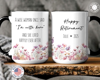 A Wise Woman Once Said Mug Rn Retirement Female Hawaiian Retirement Fun Nana Retirement Aloha Party Gifts Pharmacist Retirement Coworker Mug
