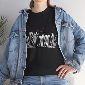 Origami Crane T-Shirt, Japanese Style Tee, Gift Present Shirt, Unisex Cotton Top, Daily Wear, Origami Bird Design