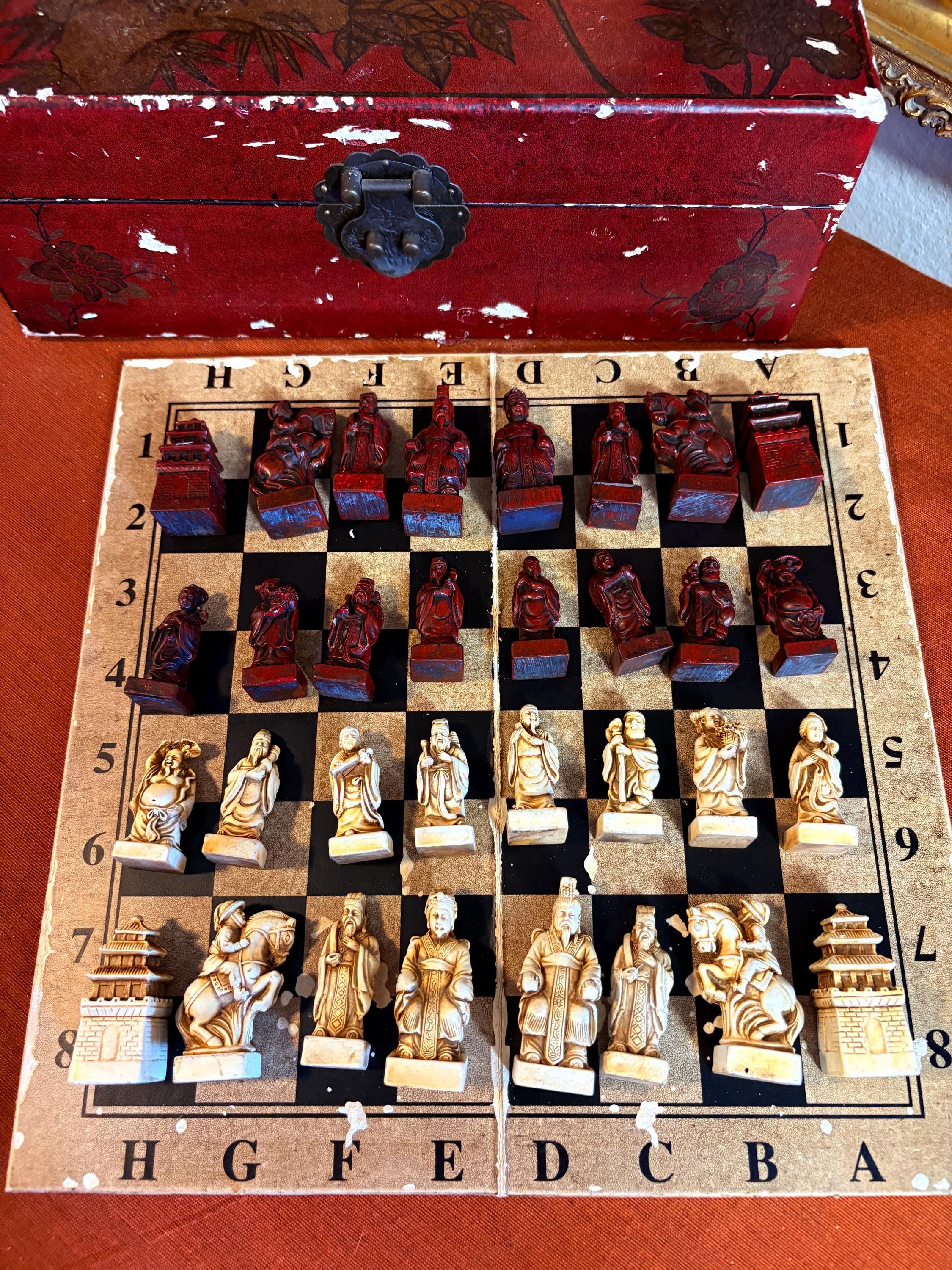 置物 Chess Argentina Olympiad 1978 Antique Reproduction 3.75