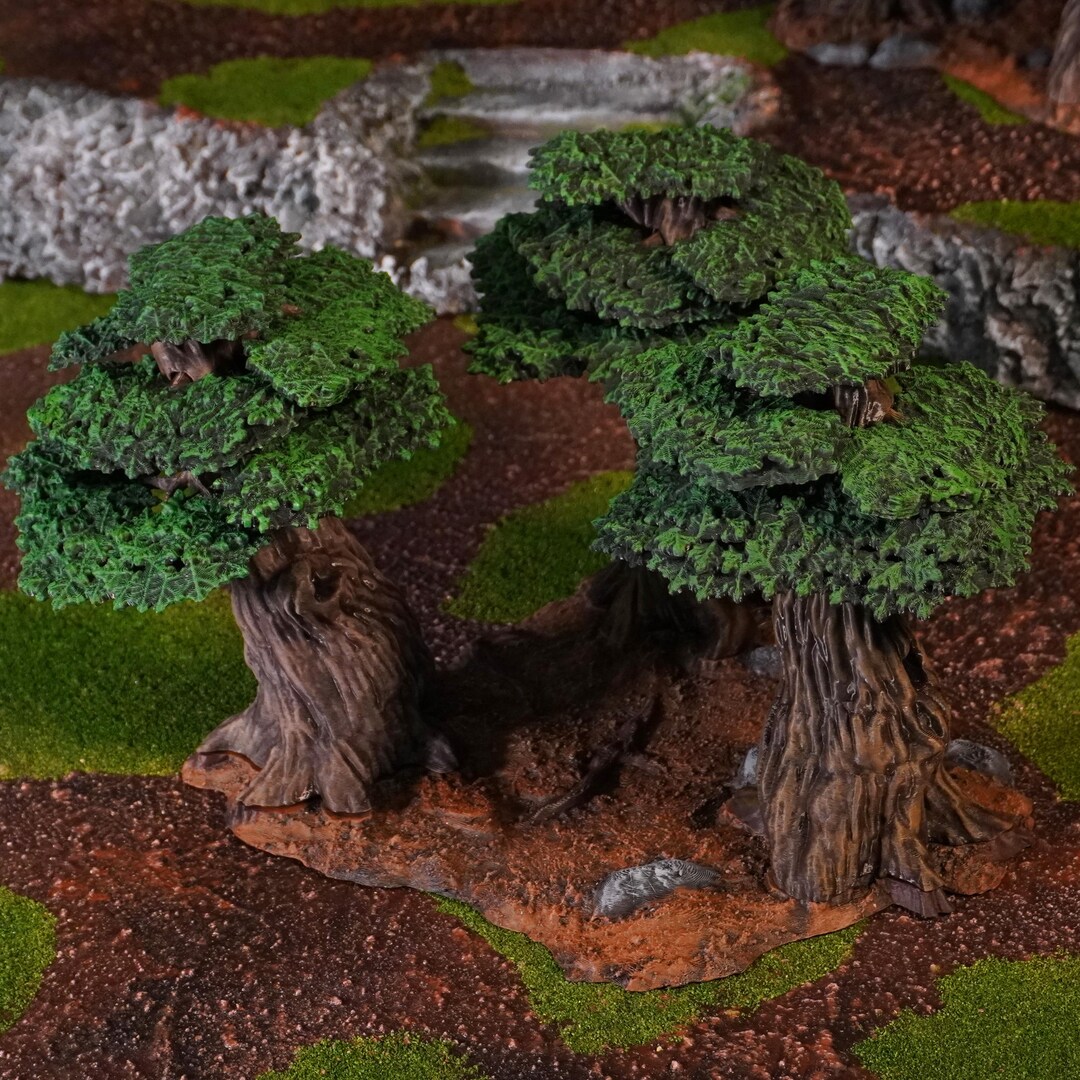 Wargaming Trees - 28mm Fantasy Terrain Scatter Scenery MESBG Tabletop ...