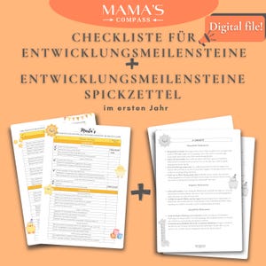 May include: A checklist for baby development milestones in the first year. The checklist is divided into monthly sections and includes a variety of developmental milestones, such as rolling over, sitting up, crawling, and walking. The checklist is a great way for parents to track their baby's progress and celebrate their achievements.
