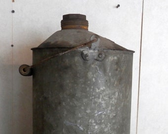 CJ RY/ Chicago Junction Railway Galvanized Water or Oil Can antique