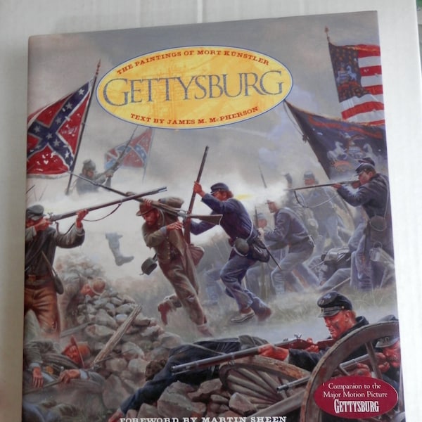 Gettysburg, The paintings of Mort Kunstler signed vintage