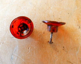 2 34 inch centres ribbed bin pulls shell handles P1832 Weathered shell pulls