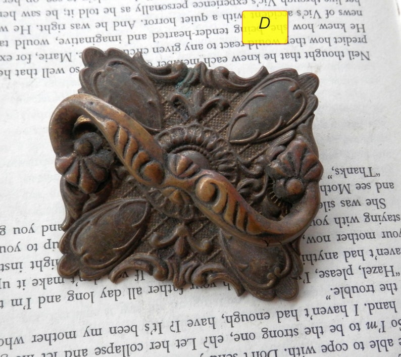 Choice One 1 Antique Sewing Machine Drawer Pulls Original Etsy