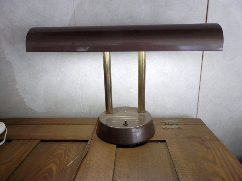 vintage florescent desk lamp works
