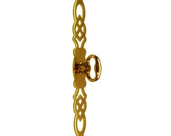 choice solid brass Openwork cabinet door pull with mock key pull