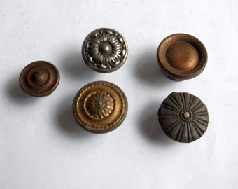 choice one (1) antique metal knob vintage