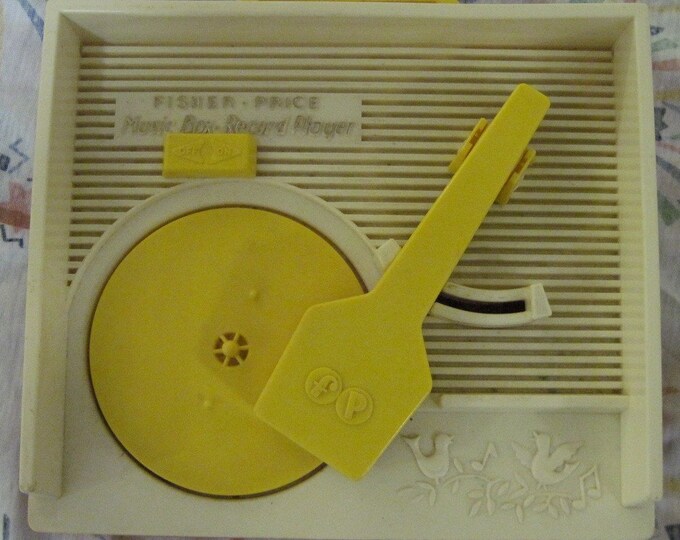 1971 Fisher Price Music Boxrecord Player W/5 Records Etsy