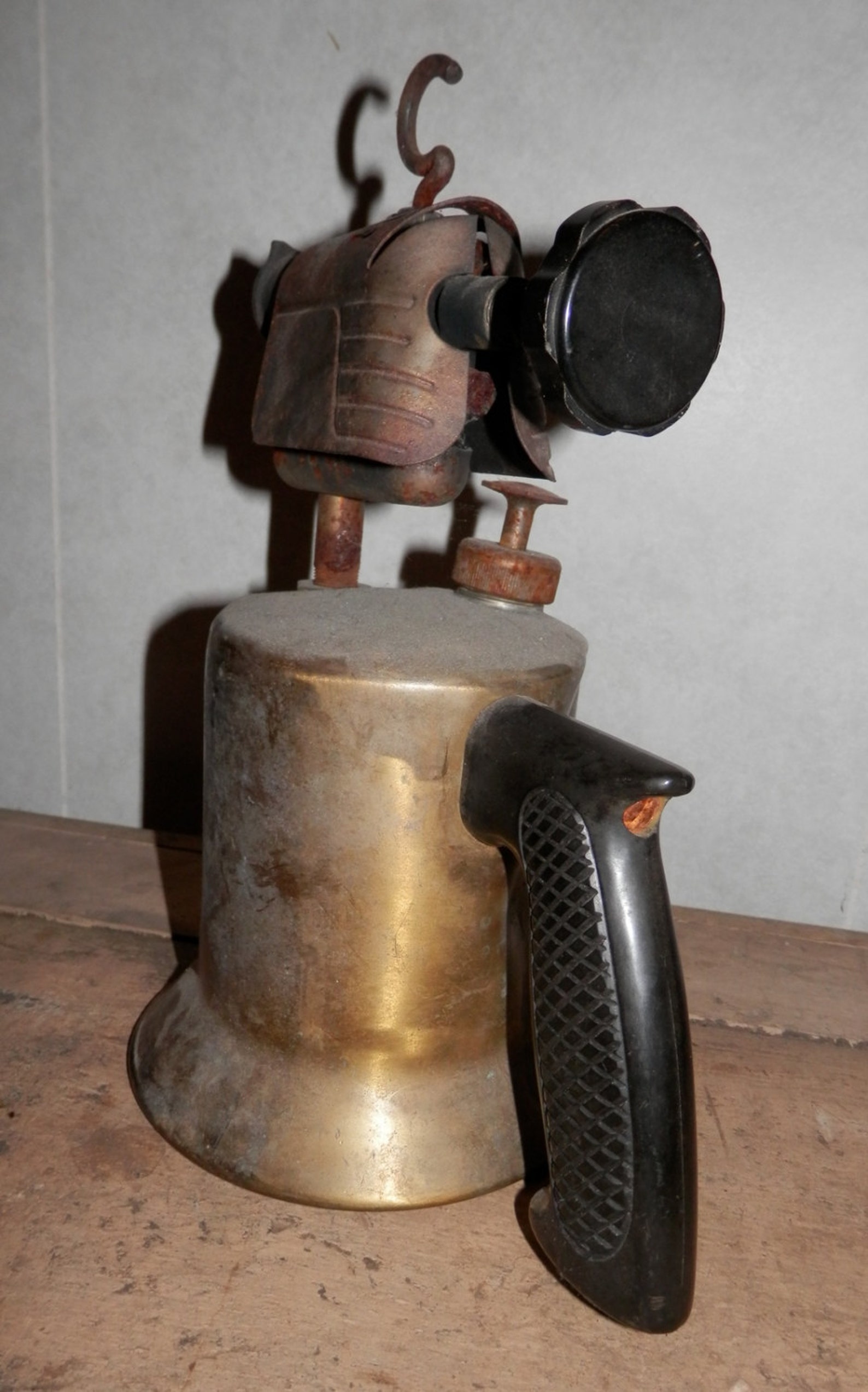 Antique Gas Blow Torch Plumber Torch Soldering Coppers Etsy