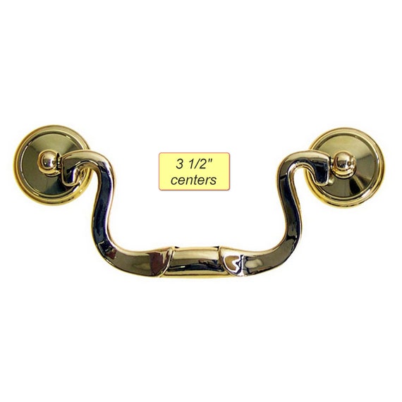 Polished Brass Bail Pull