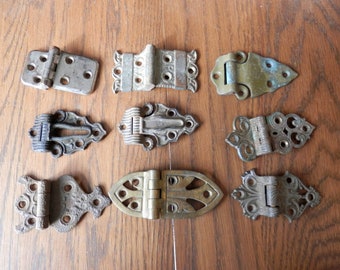 Choice antique original ice box style hinges E