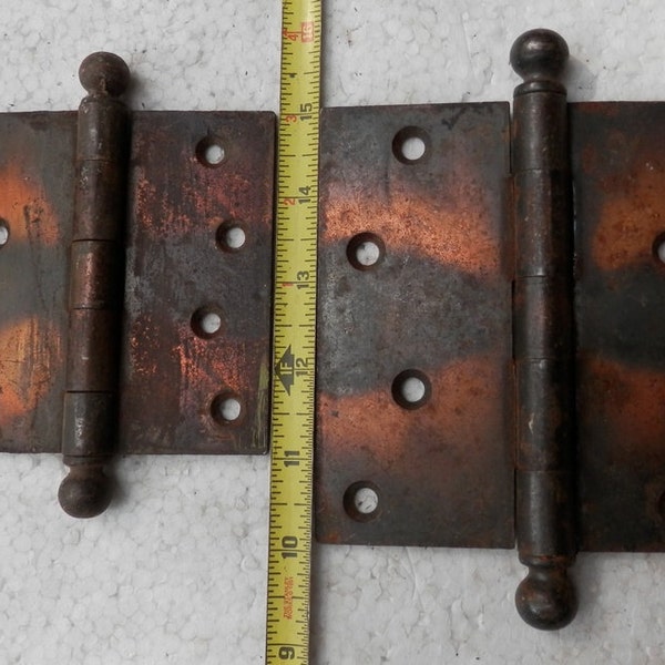 vintage antique ball tip hinges different sizes and finishes