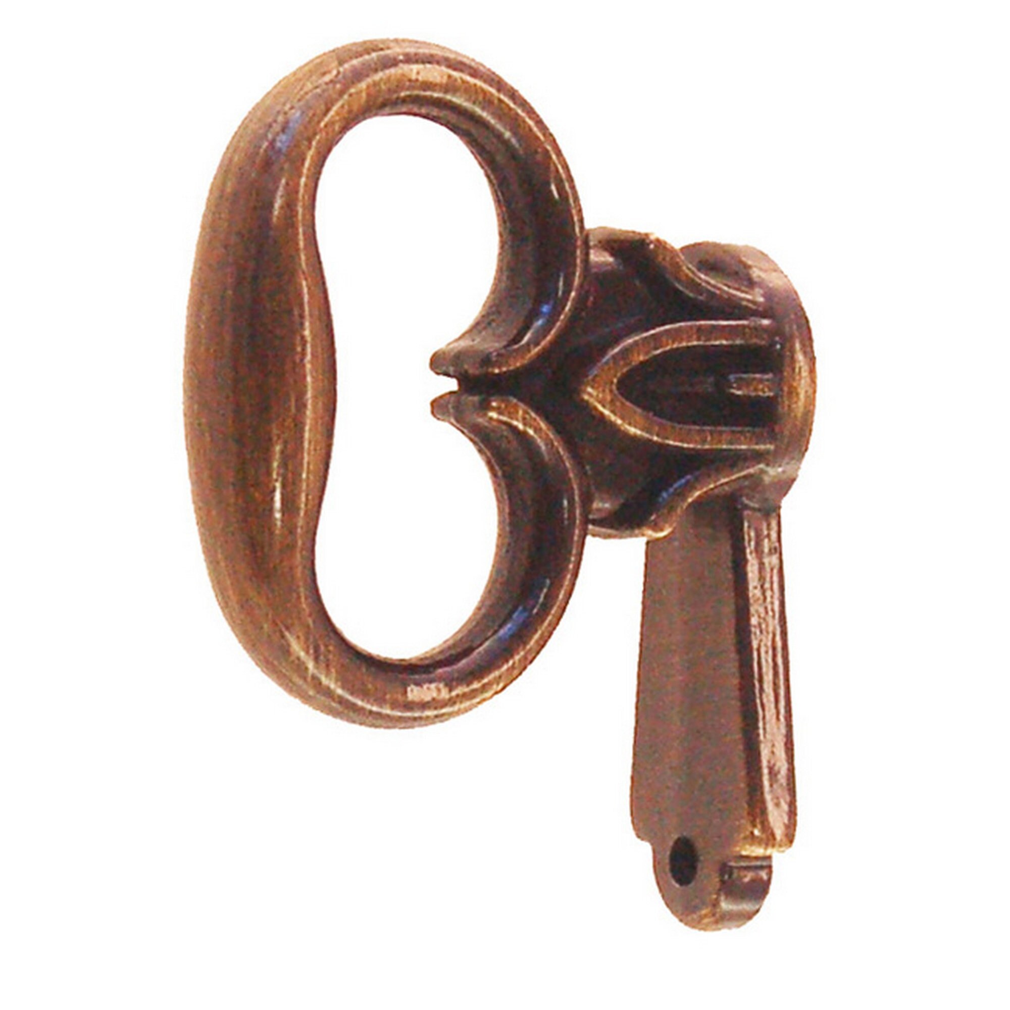 Antiqued cast brass mock key pull Etsy